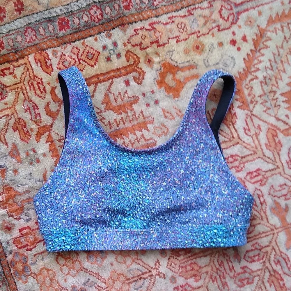Lululemon Sports Bra Reversible Multi Color/Blk